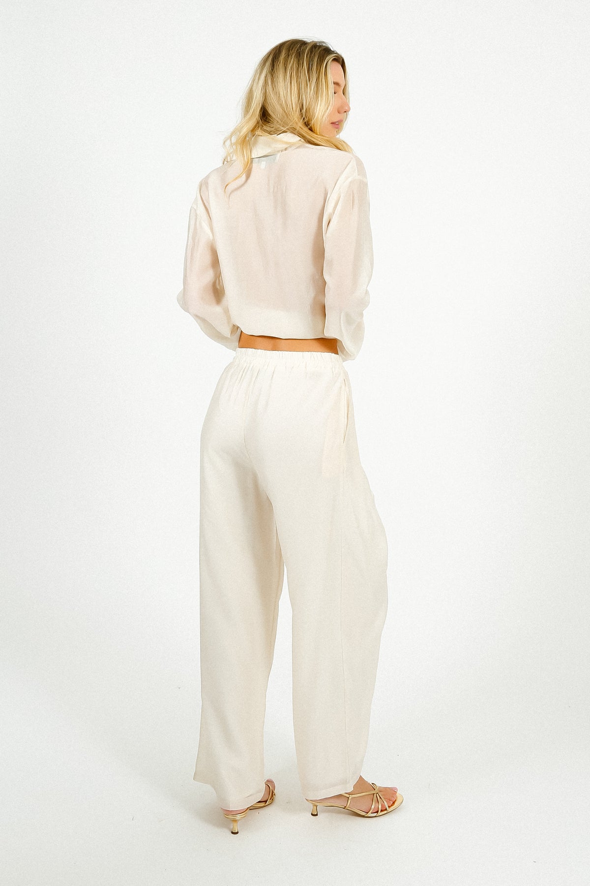 TINSELS Cassidy Pacific Trousers in Latte