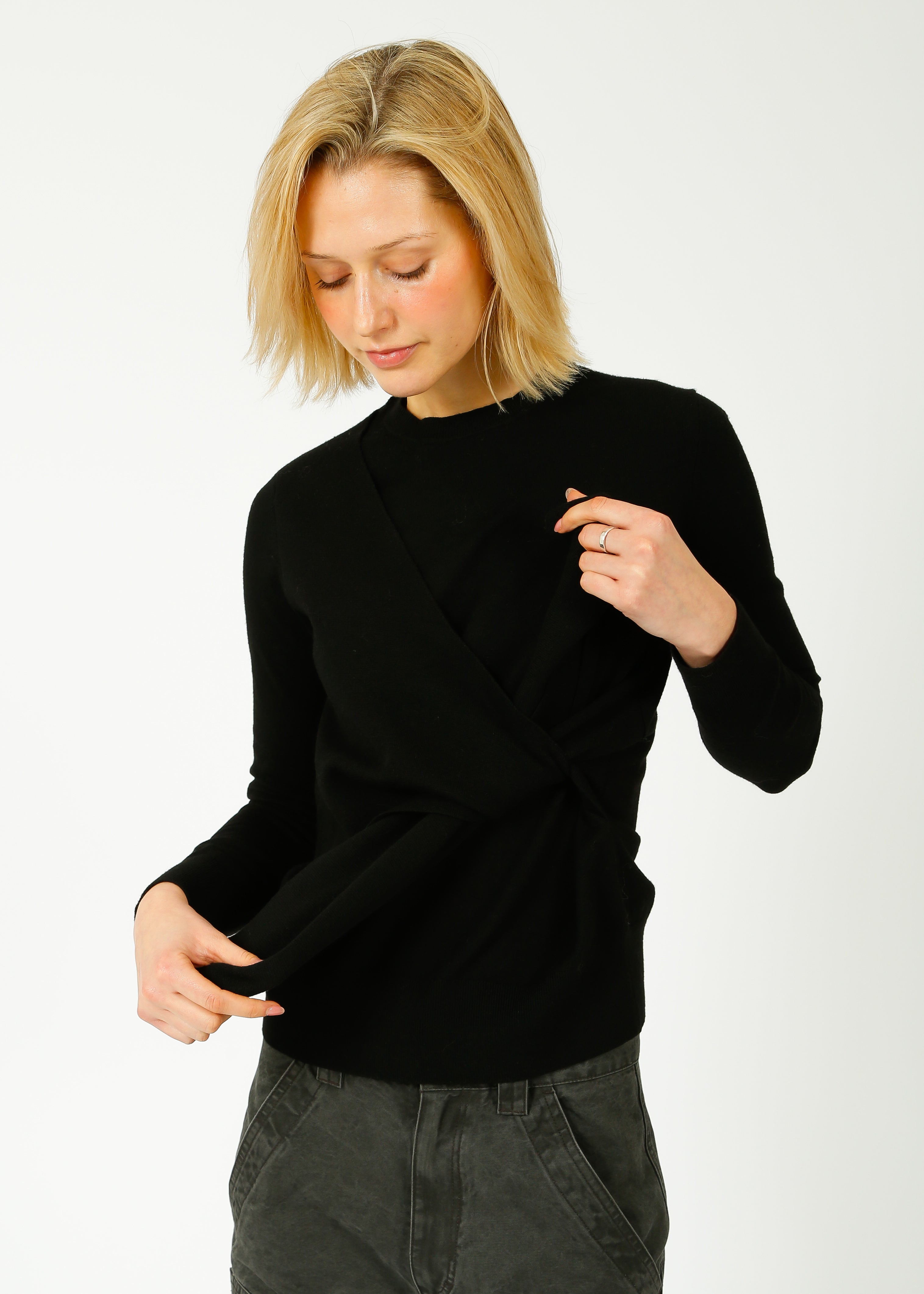 IW Udelia Pullover in Black