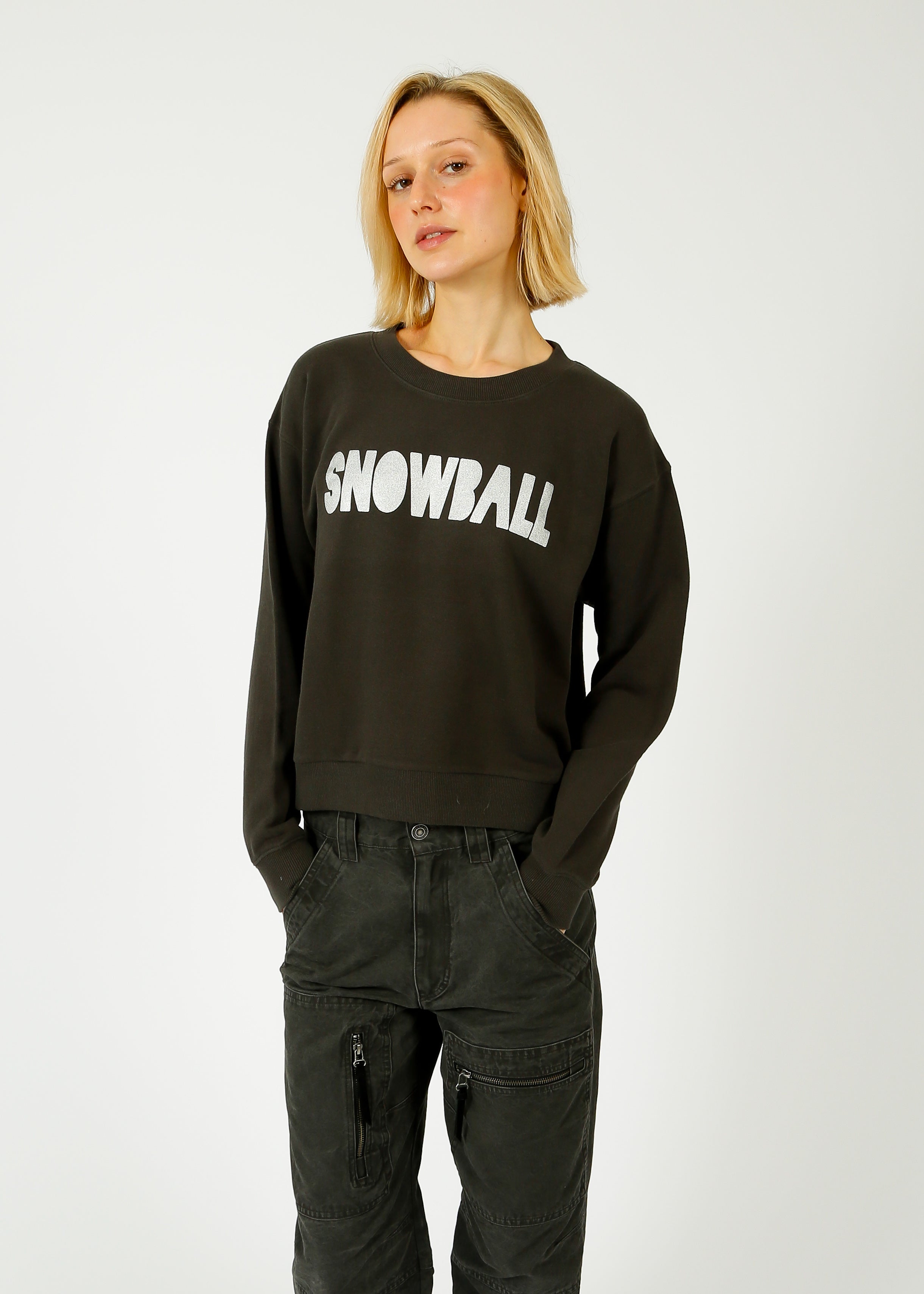 FWP Snowball Sweatshirt in Grey, Silver