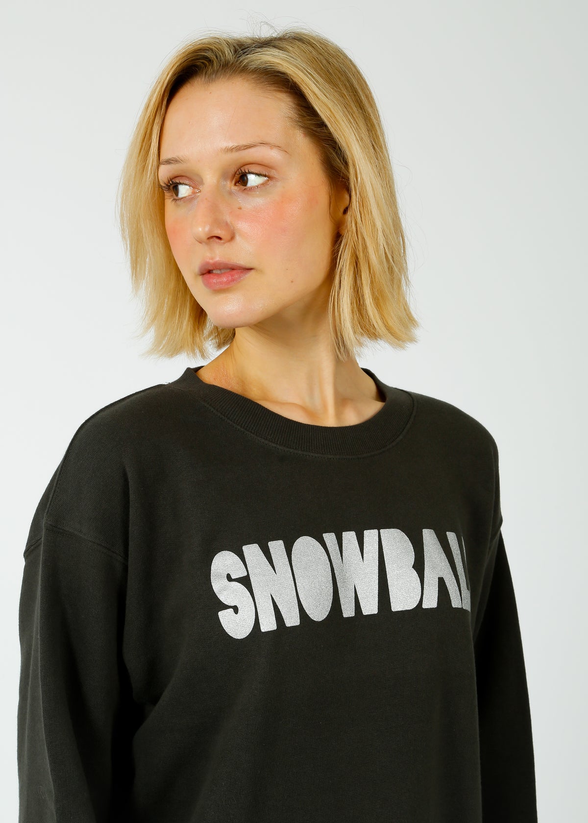 FWP Snowball Sweatshirt in Grey, Silver