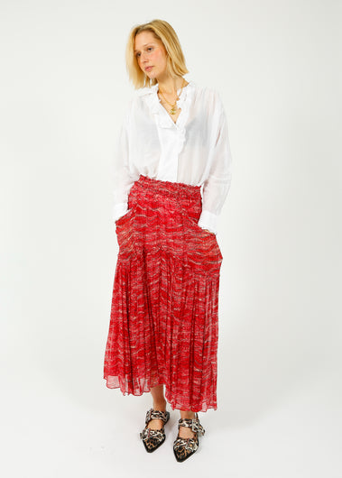 IM Veronique Skirt in Red