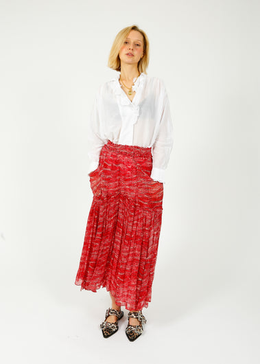 IM Veronique Skirt in Red