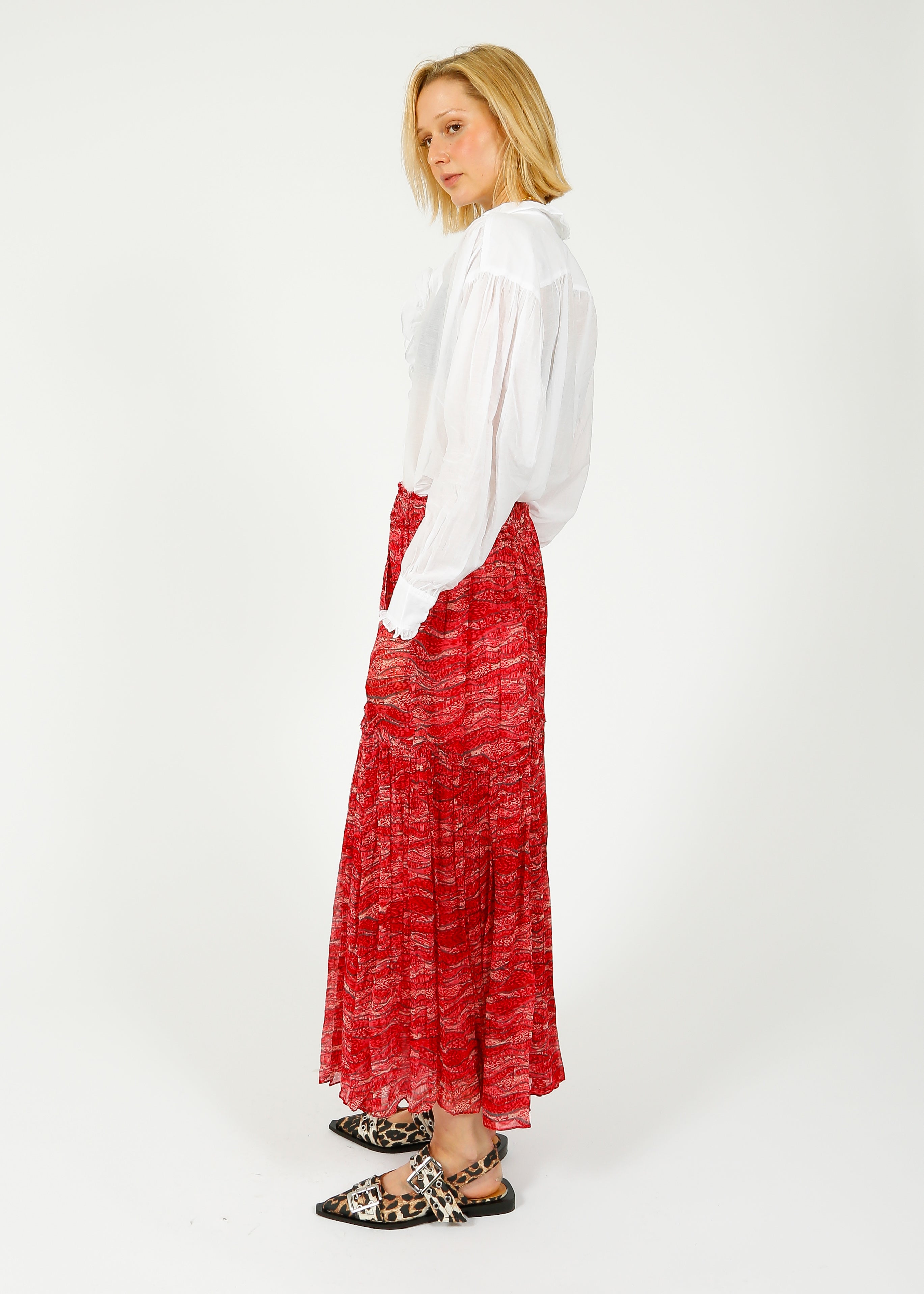 IM Veronique Skirt in Red