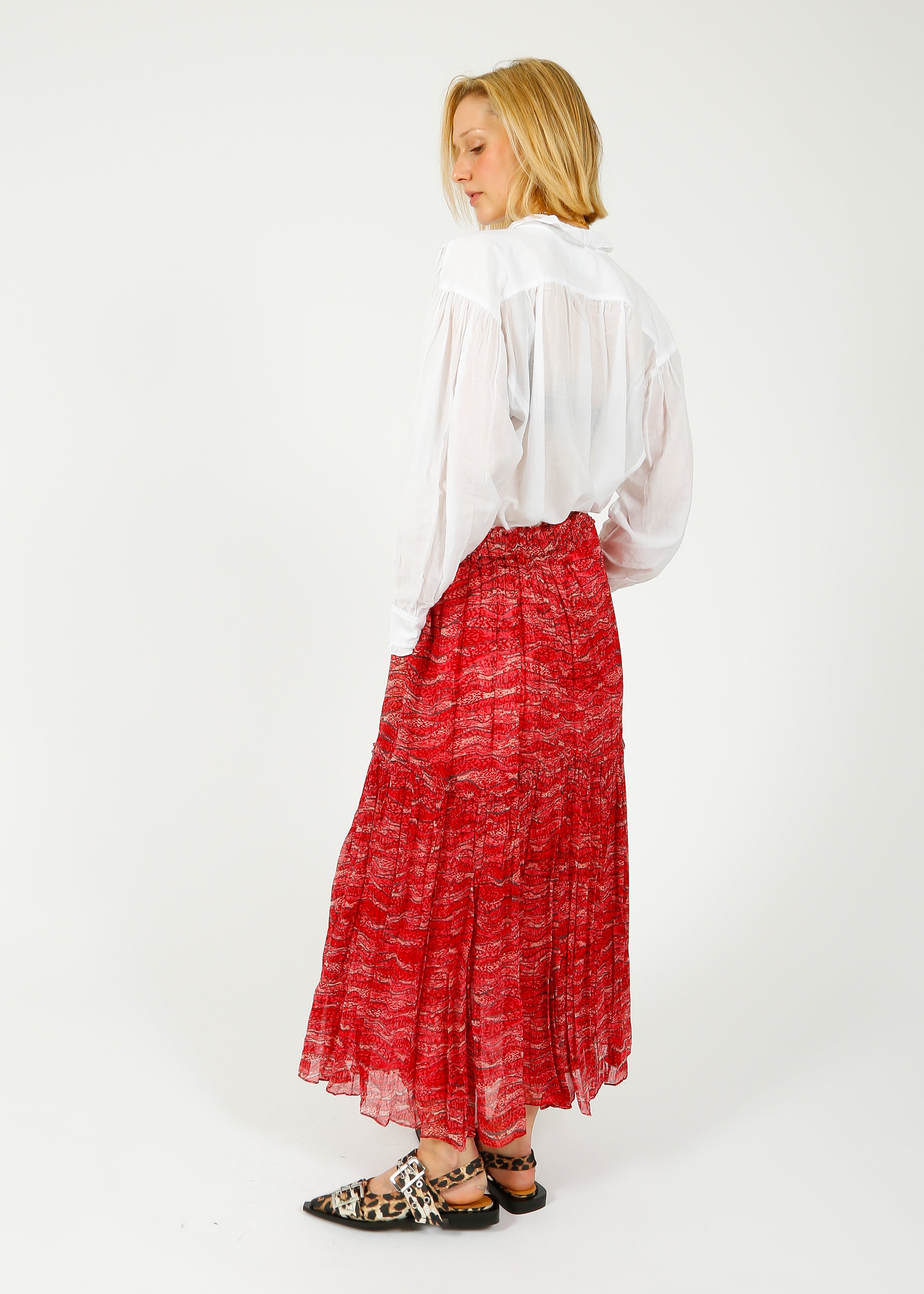 IM Veronique Skirt in Red