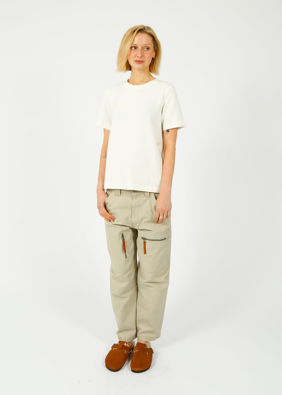 IW Vincent Karment T Shirt in Whisper White