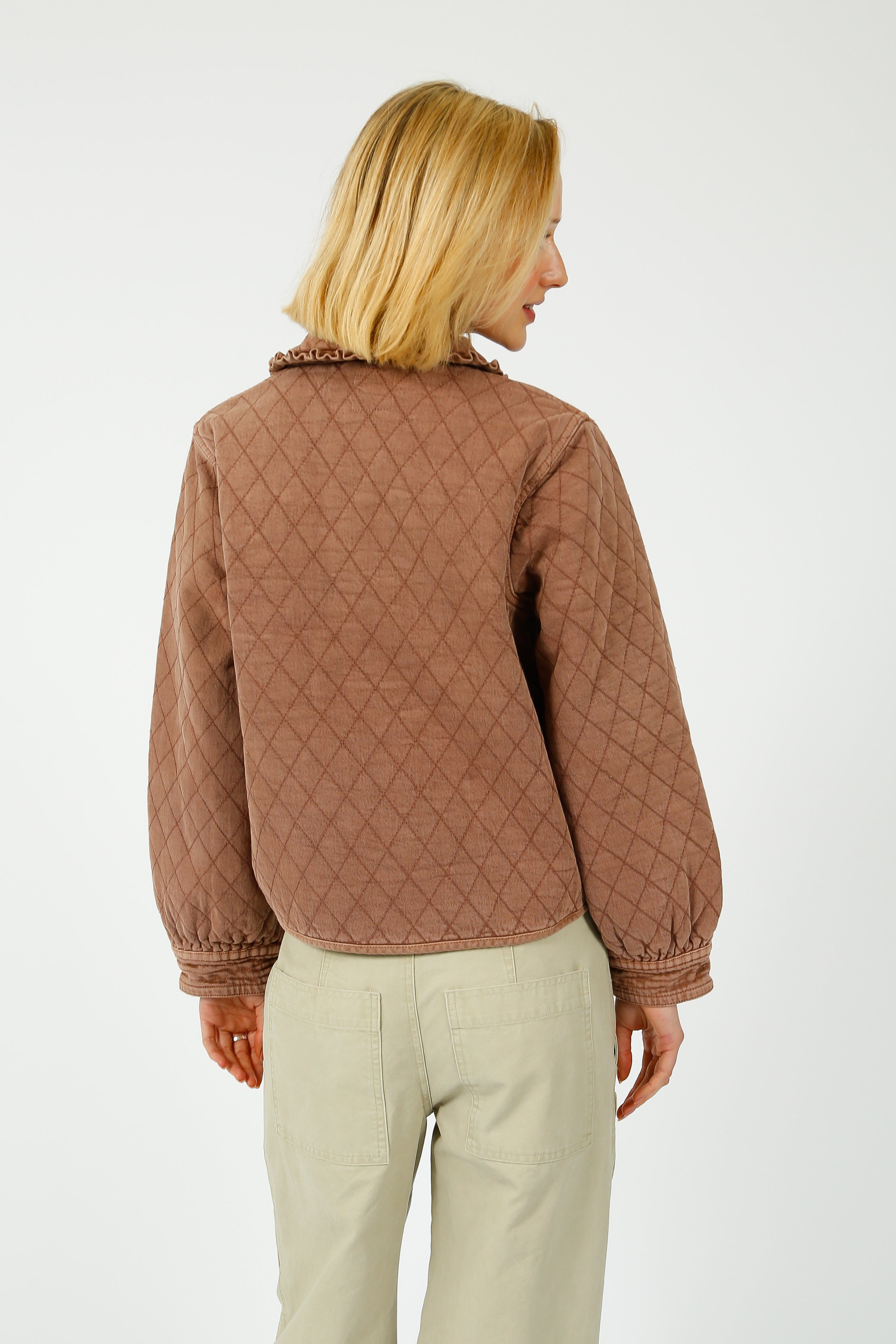 S&M Heidi Jacket in Washed Mocha