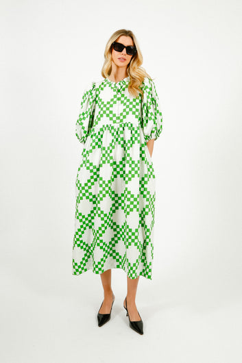 BONTE Briony Dress in Apple Green