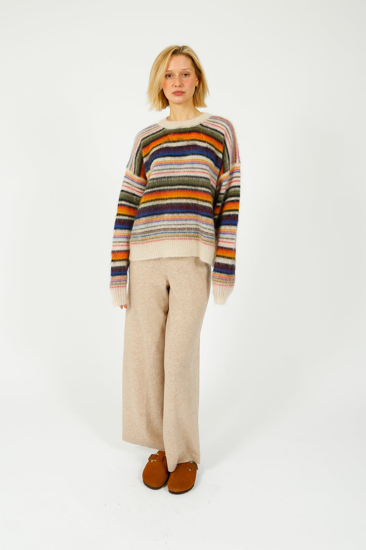 VB Jenkins Knit Pants in Oatmeal