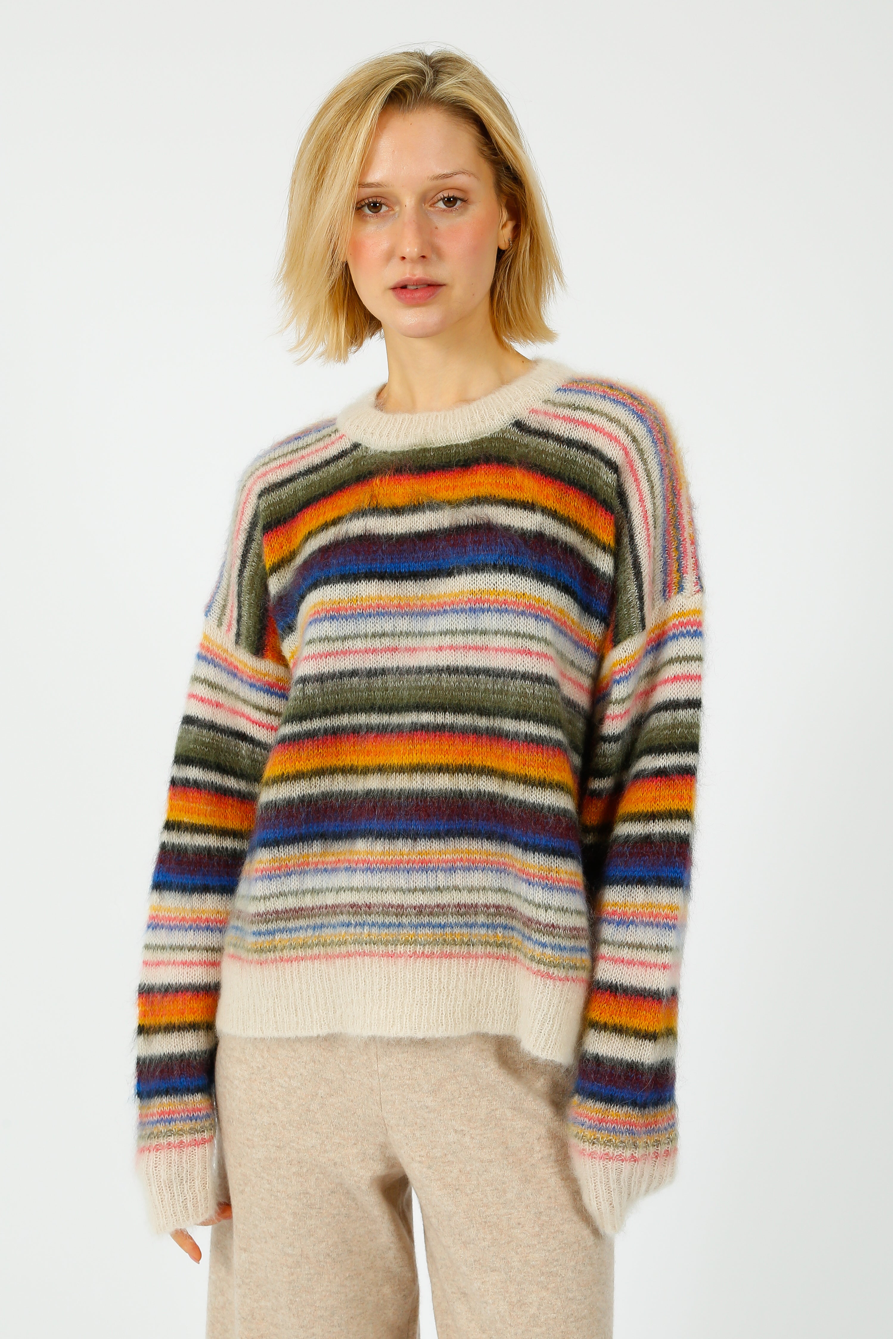 IM Drussel Knit in Multi Stripe