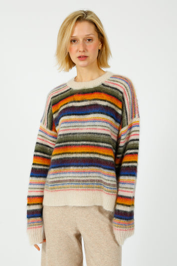 IM Drussel Knit in Multi Stripe