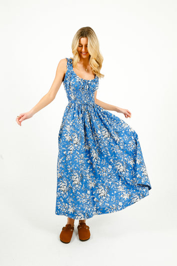 DOEN Emmaretta Dress in Jardins De La Fontaine