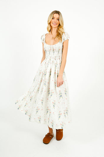 DOEN Quinley Dress in Painted Bouquet