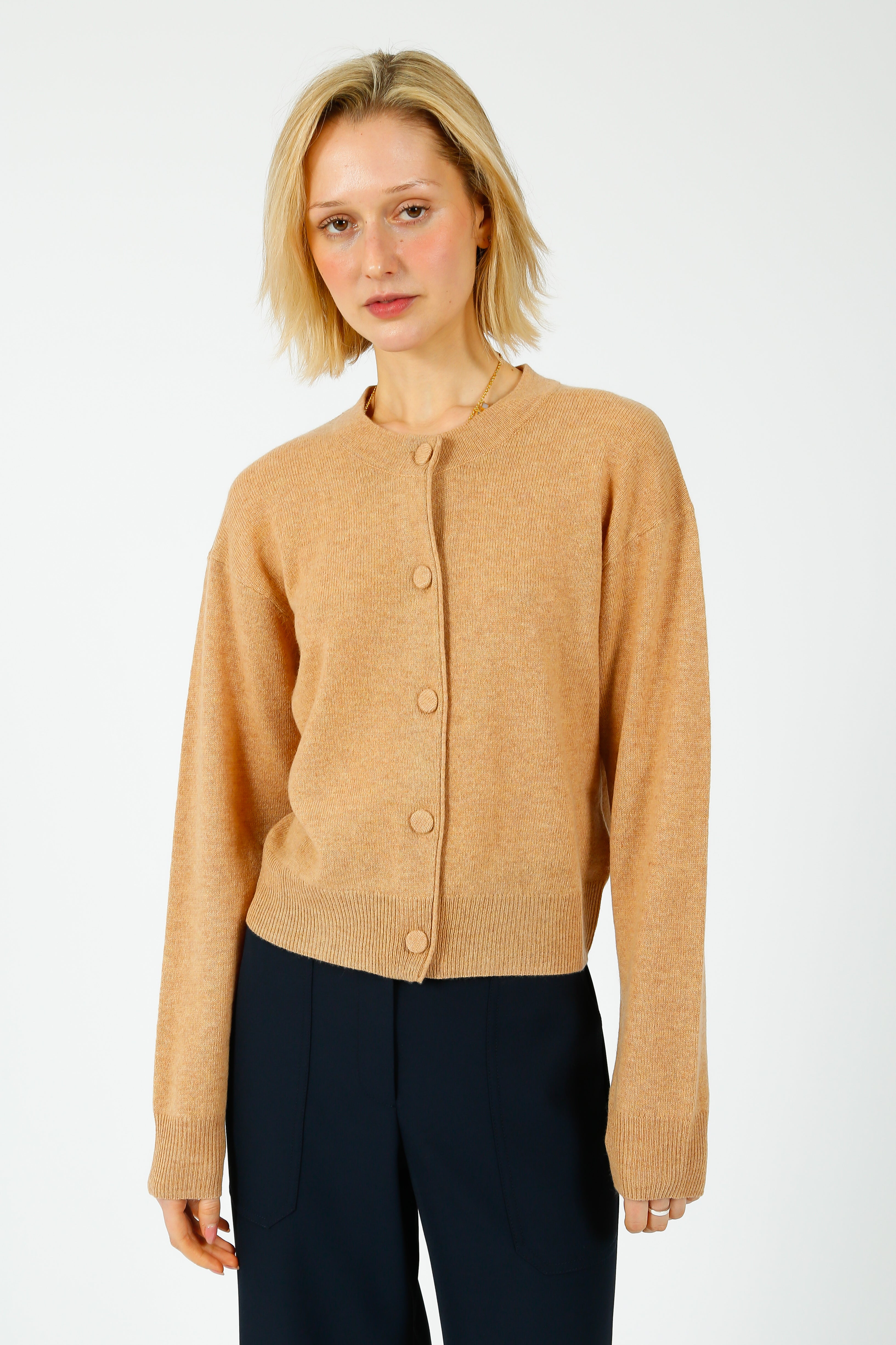 IW Monika Cardigan in Tannin Melange