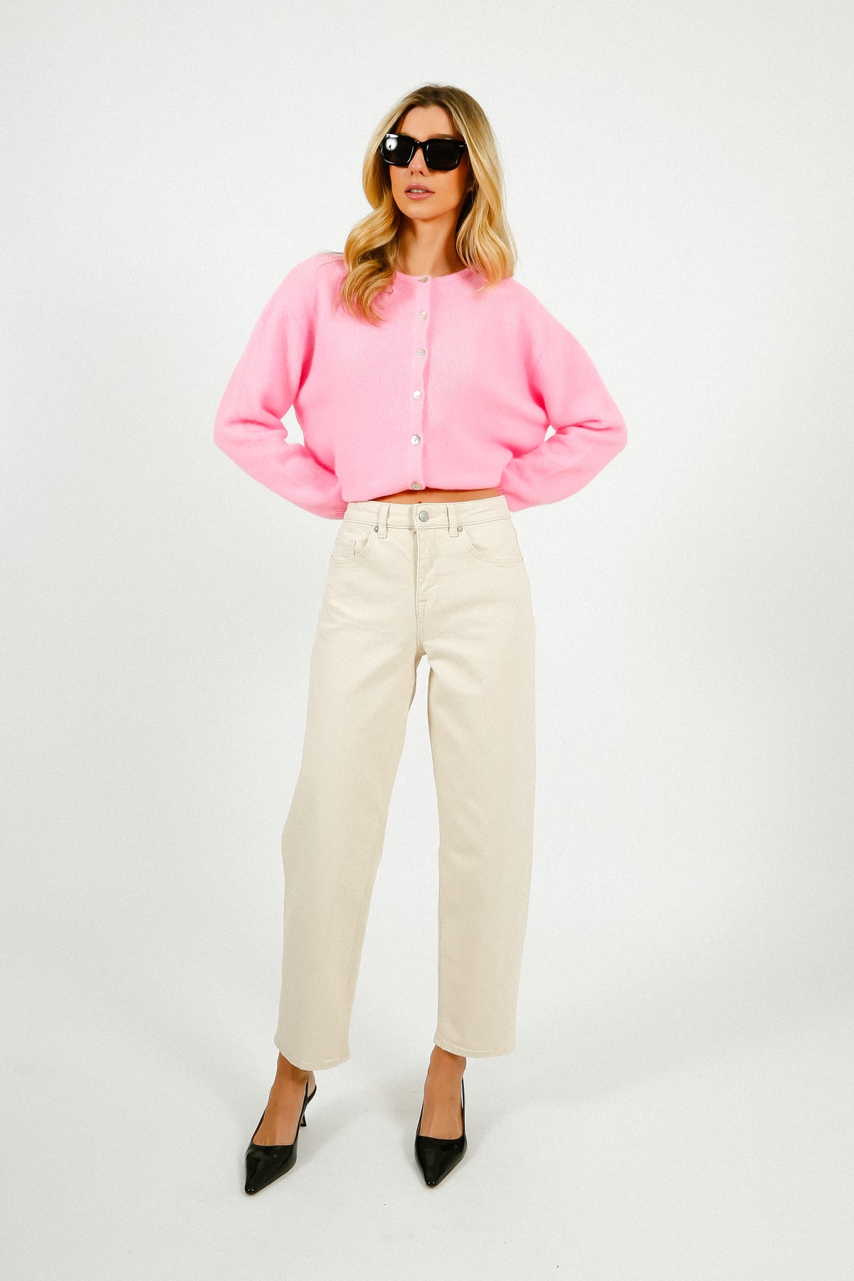 AV Vitow Knit Cardi in Rose Chine