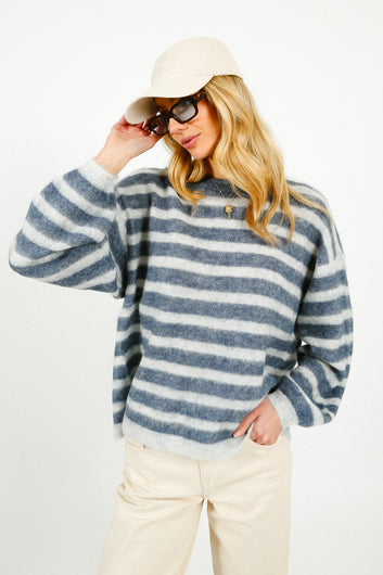 AV Nenbay Stripe Knit in Polar, Tornado