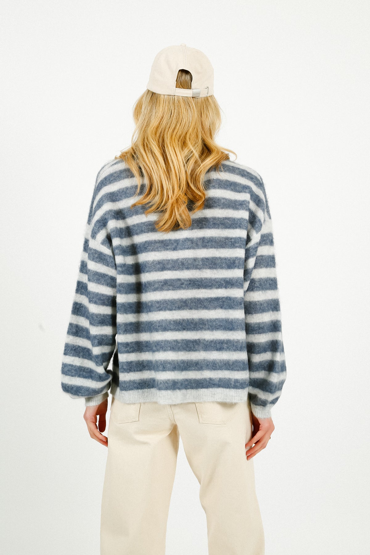 AV Nenbay Stripe Knit in Polar, Tornado