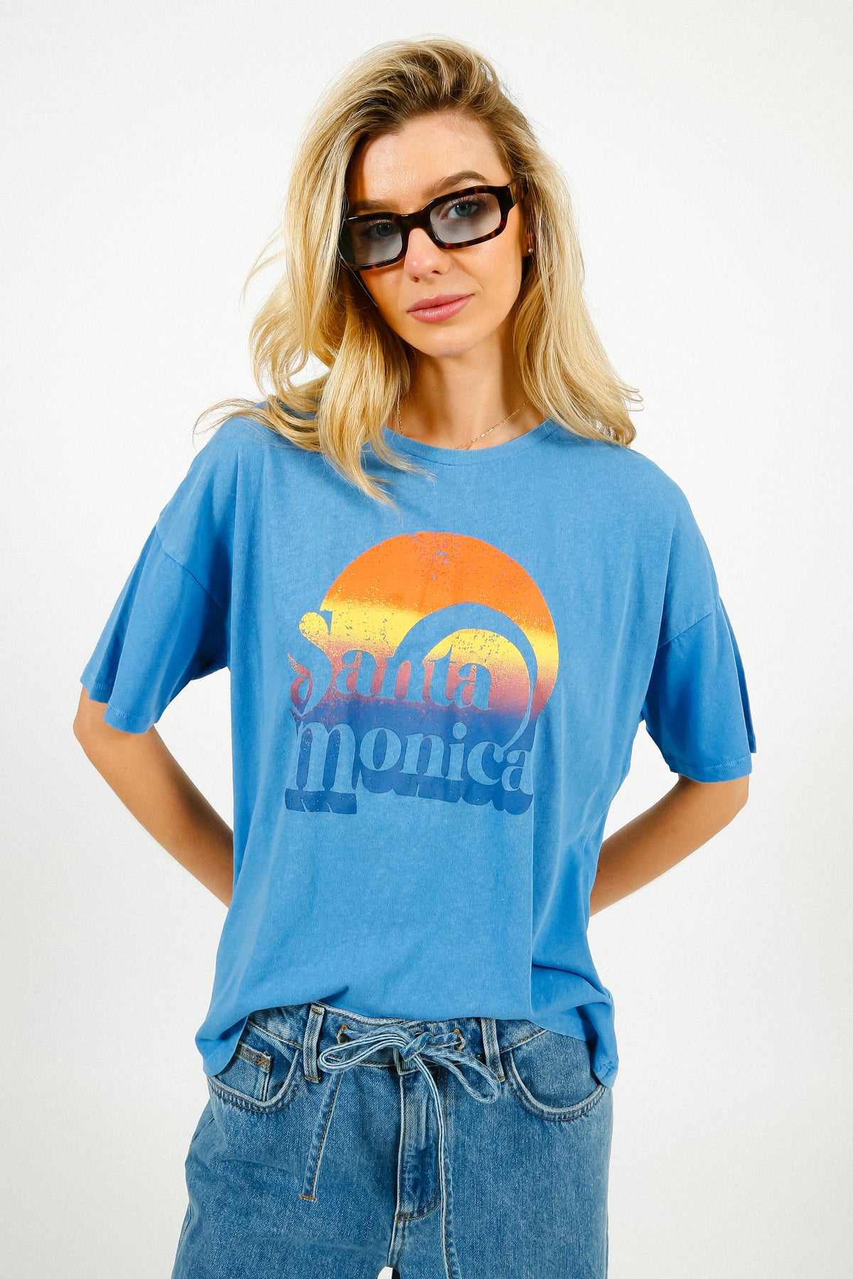 FIVE Santa Monica Tee in Imperial Blue