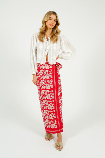 MAISON H Marina Skirt in Tabasco