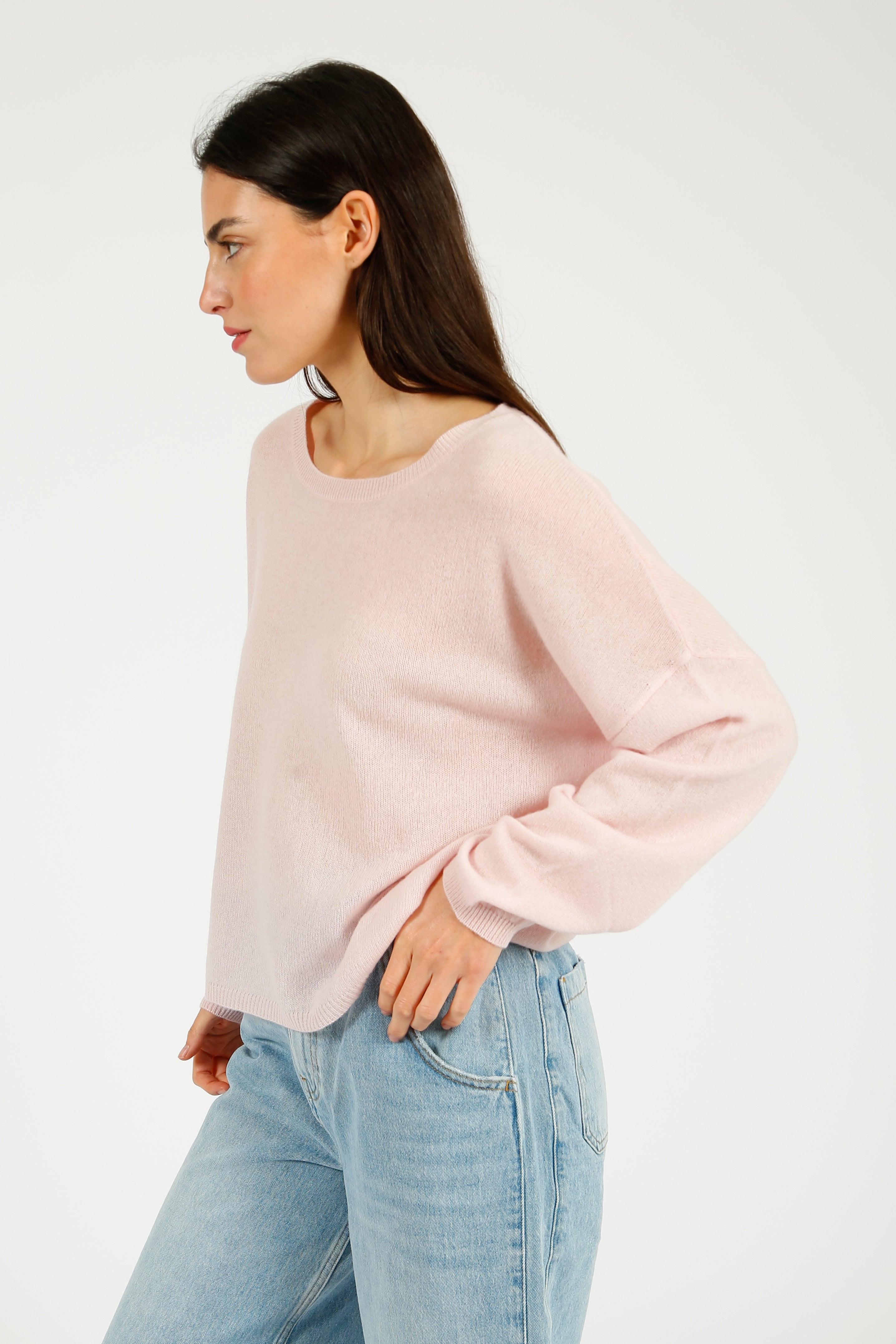 VK Agatha Crew Neck in Misty Pink