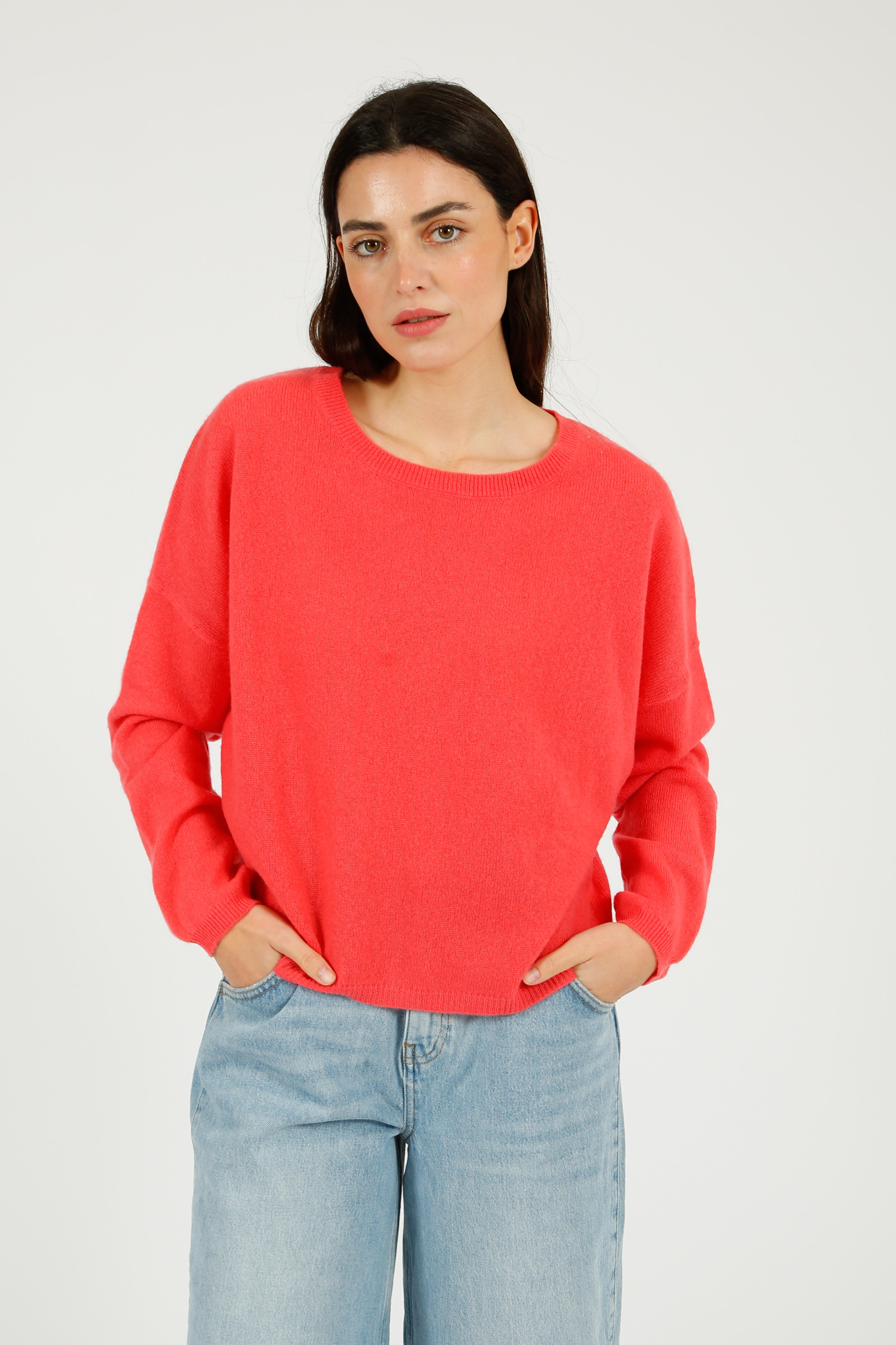 VK Agatha Crew Neck in Coral Reef