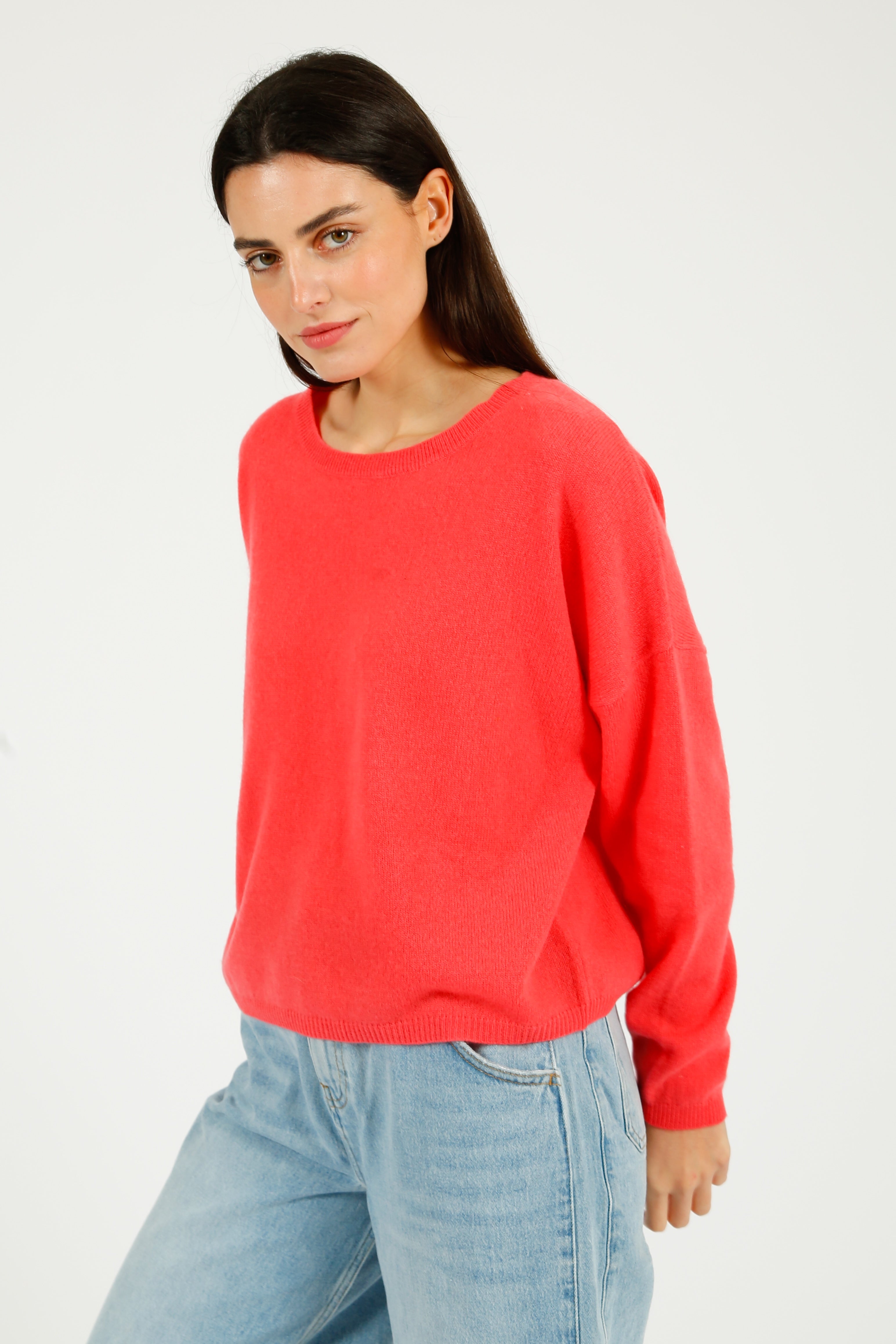 VK Agatha Crew Neck in Coral Reef