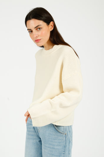 DAY Felice Soft Lambswool Jumper in Ivory