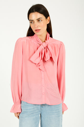 RIXO Wilhelmina Top in Blush