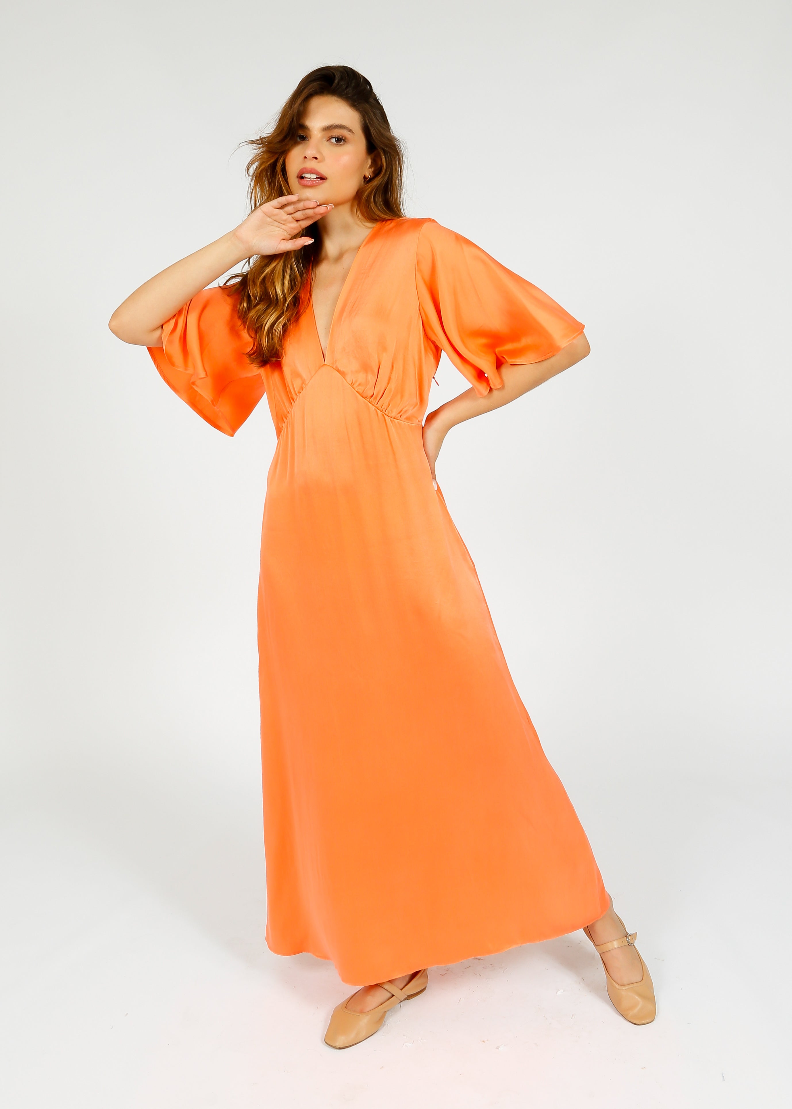 PP Willow Dress in Salmon