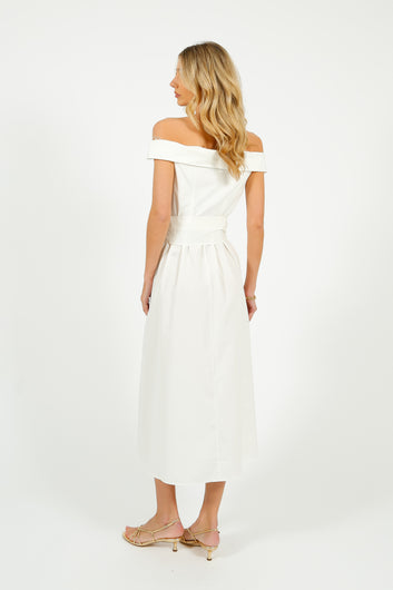 MM Prosit Dress in White