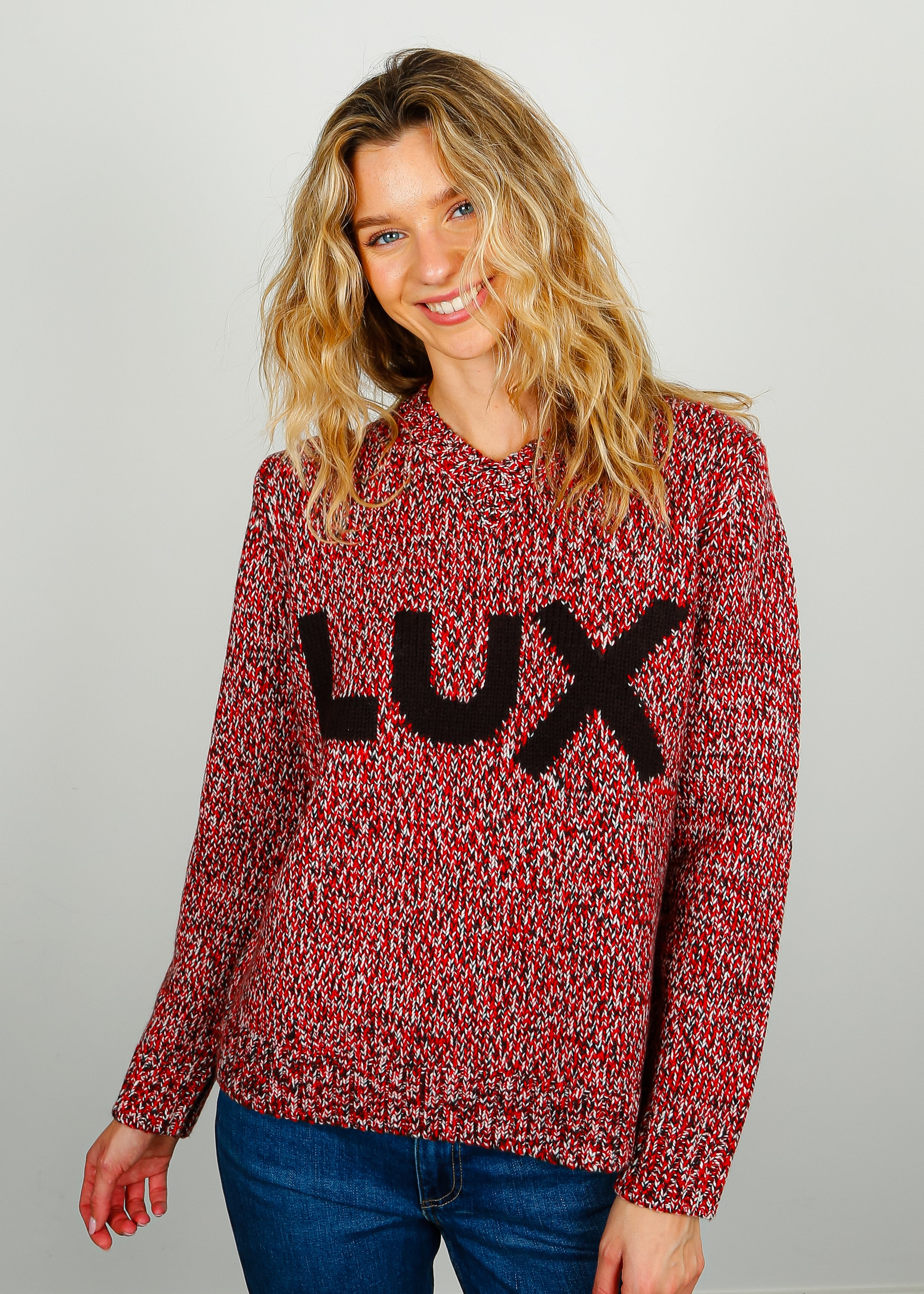 BF Melange LUX Jumper in Red