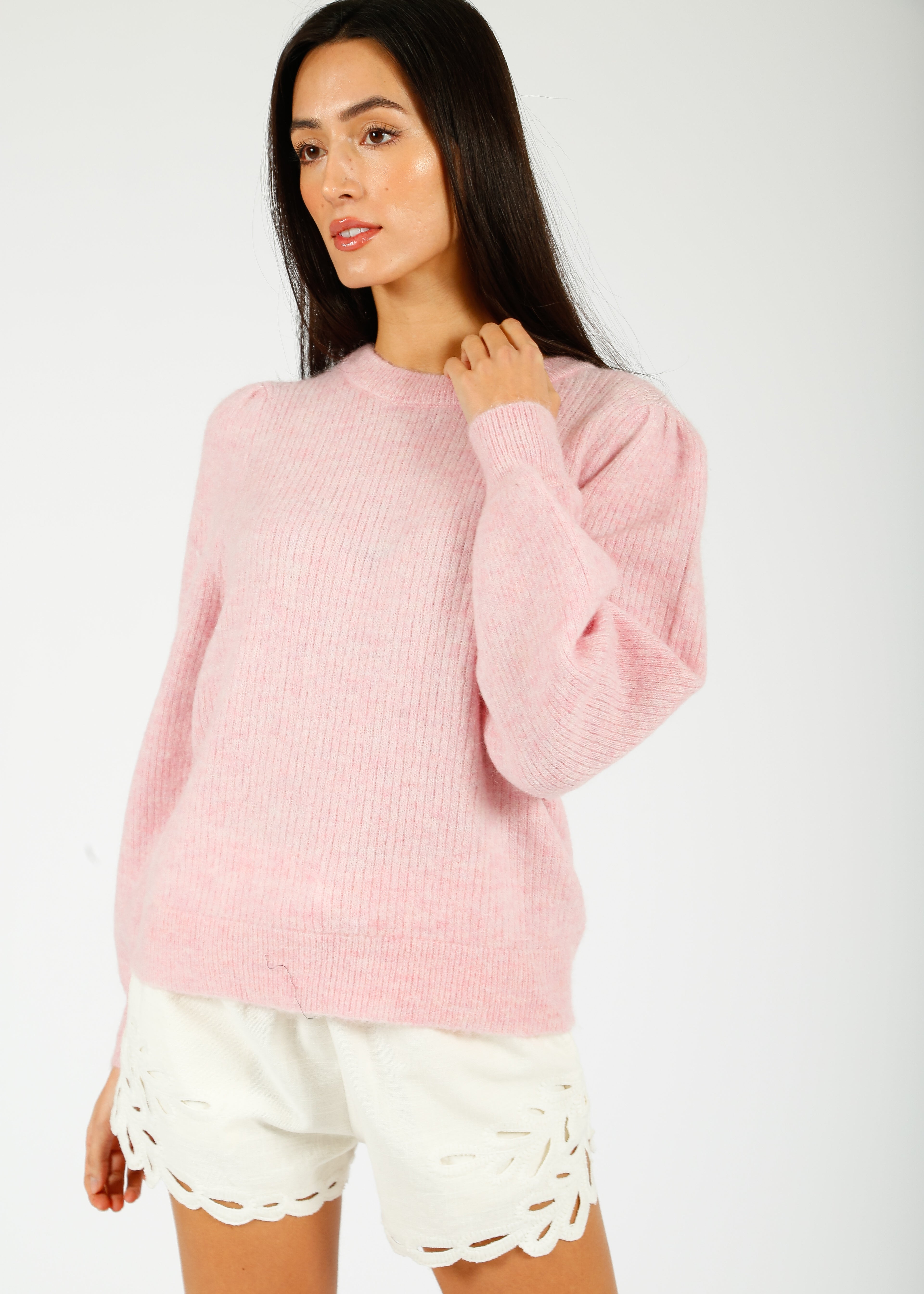 SLF Lulu Rib Knit in Bleached Mauve