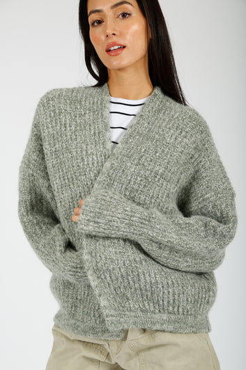 AV East 19 Open Cardigan in Tortue Melange