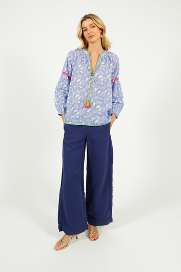 TINSELS Carlo Radio Trousers in Blue
