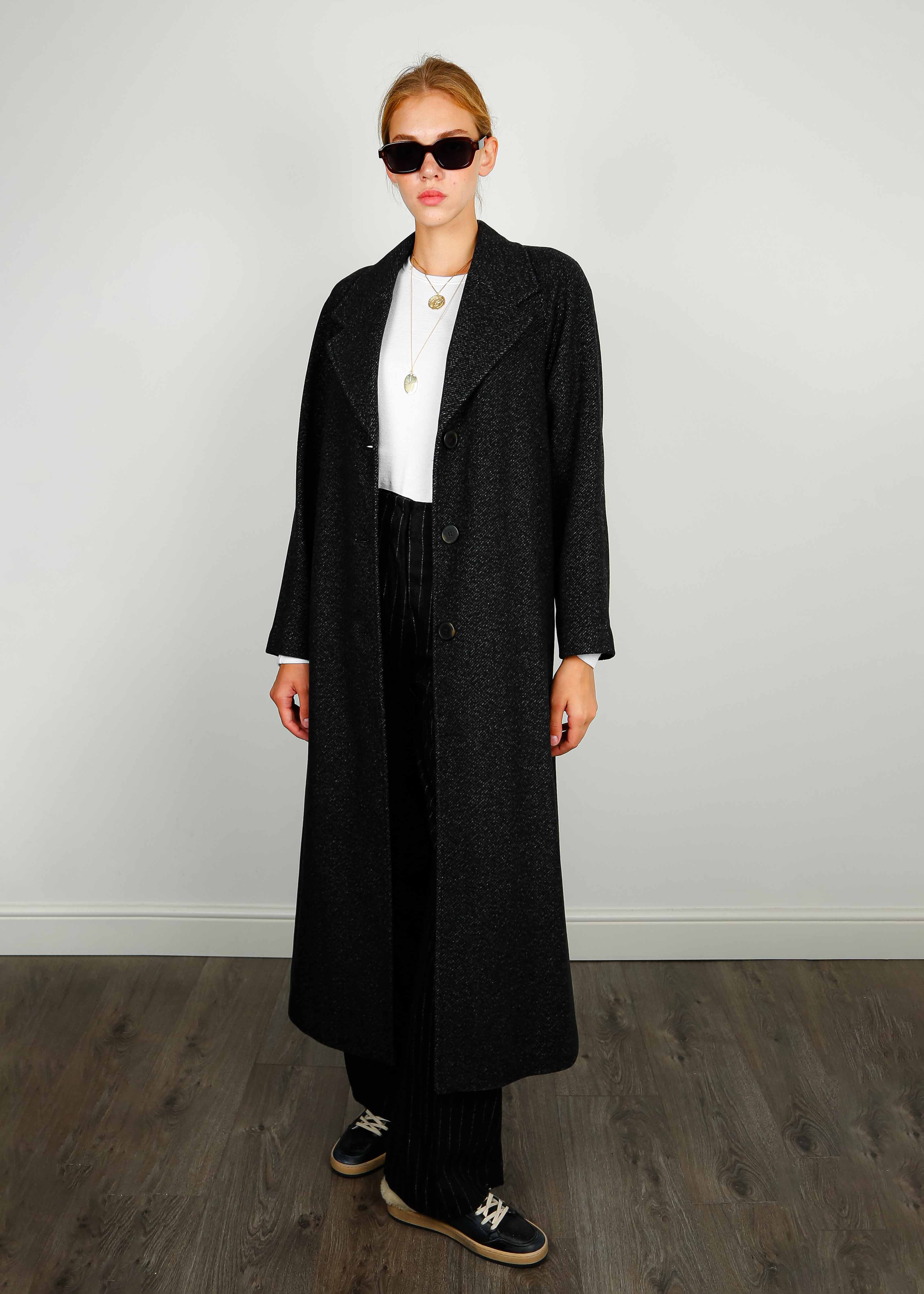 SLF Laima Wool Coat in Black