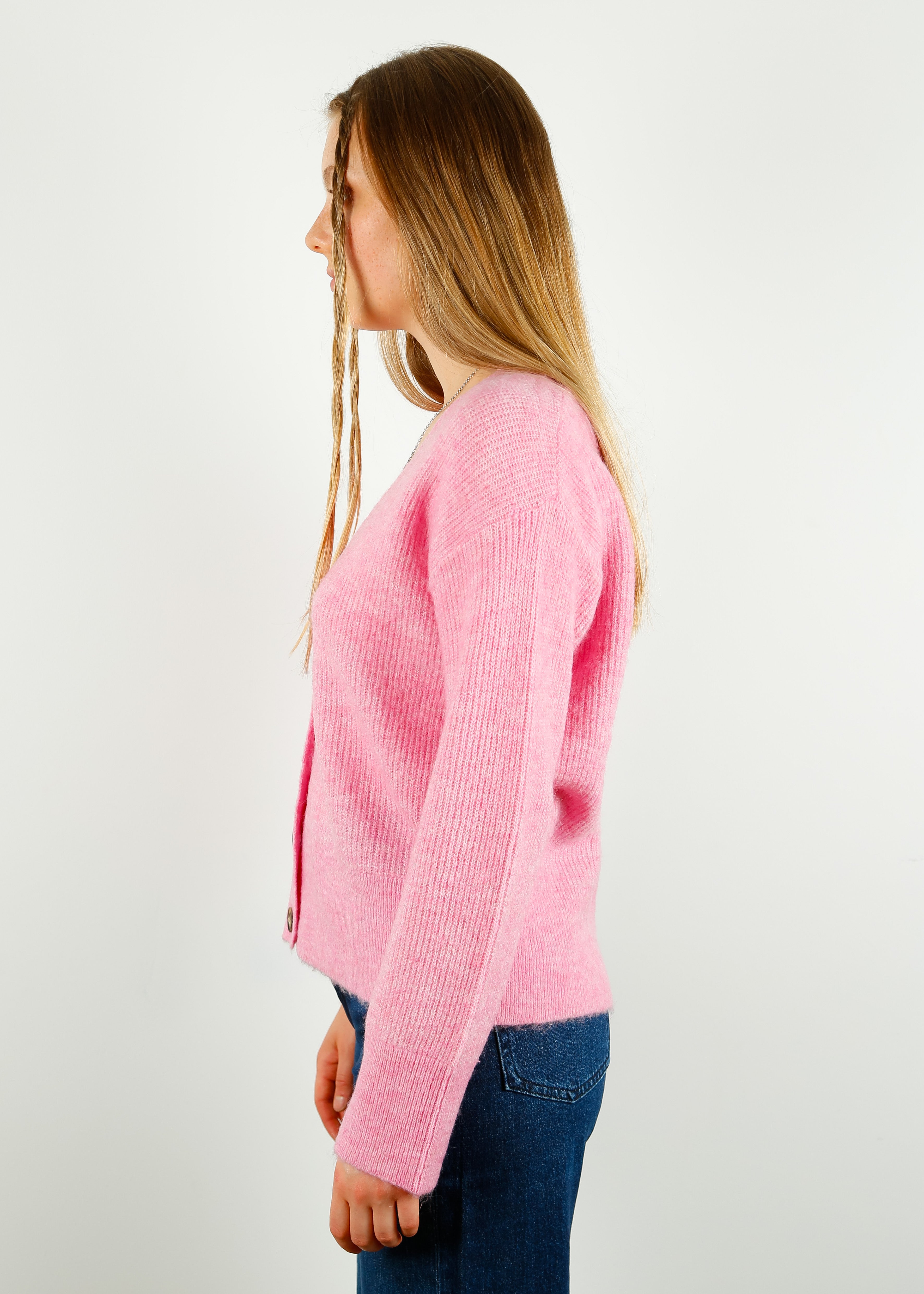 SLF Maline Cardigan in Moolite Mauve