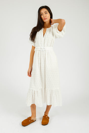 DVF Polina Dress in Ivory