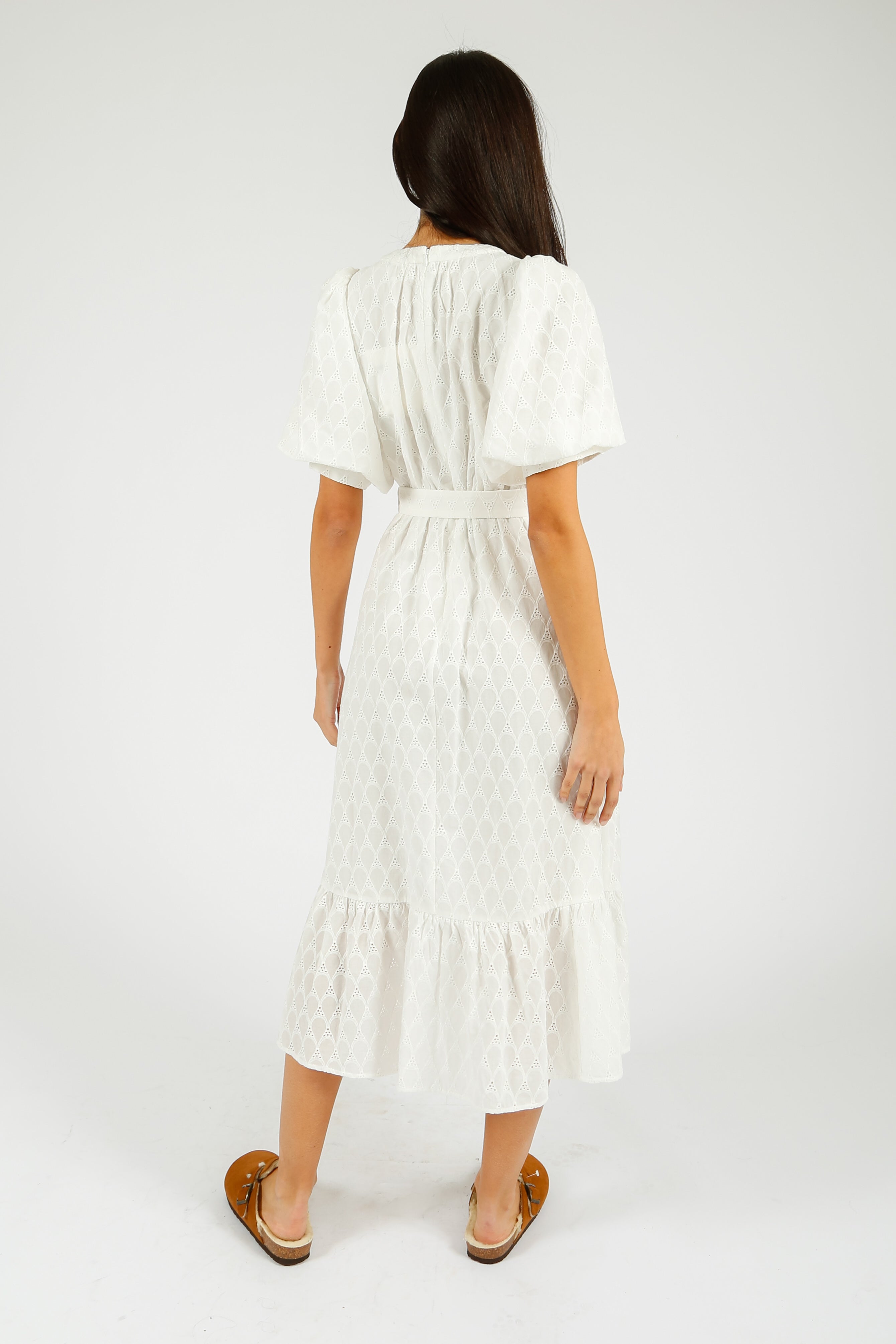 DVF Polina Dress in Ivory