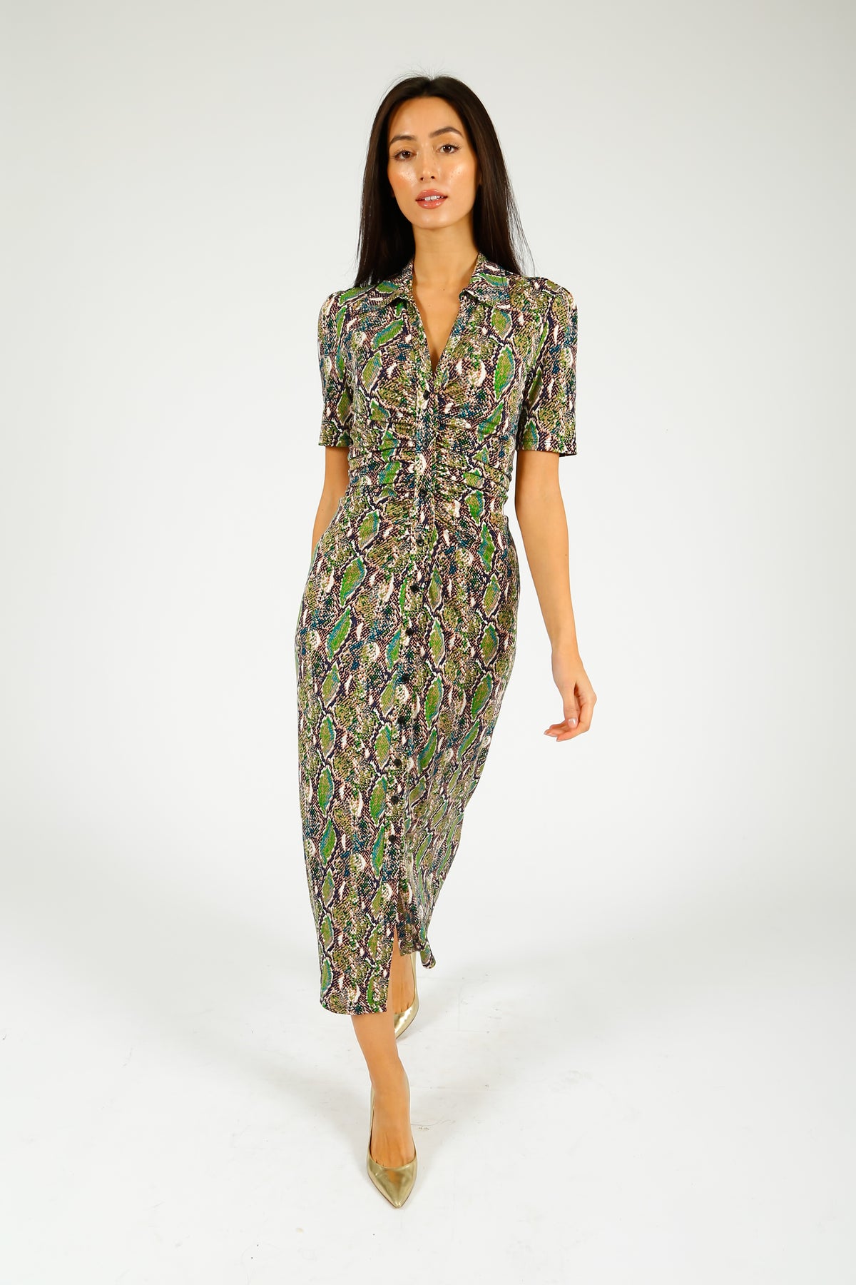 DVF Zoey Dress in Python