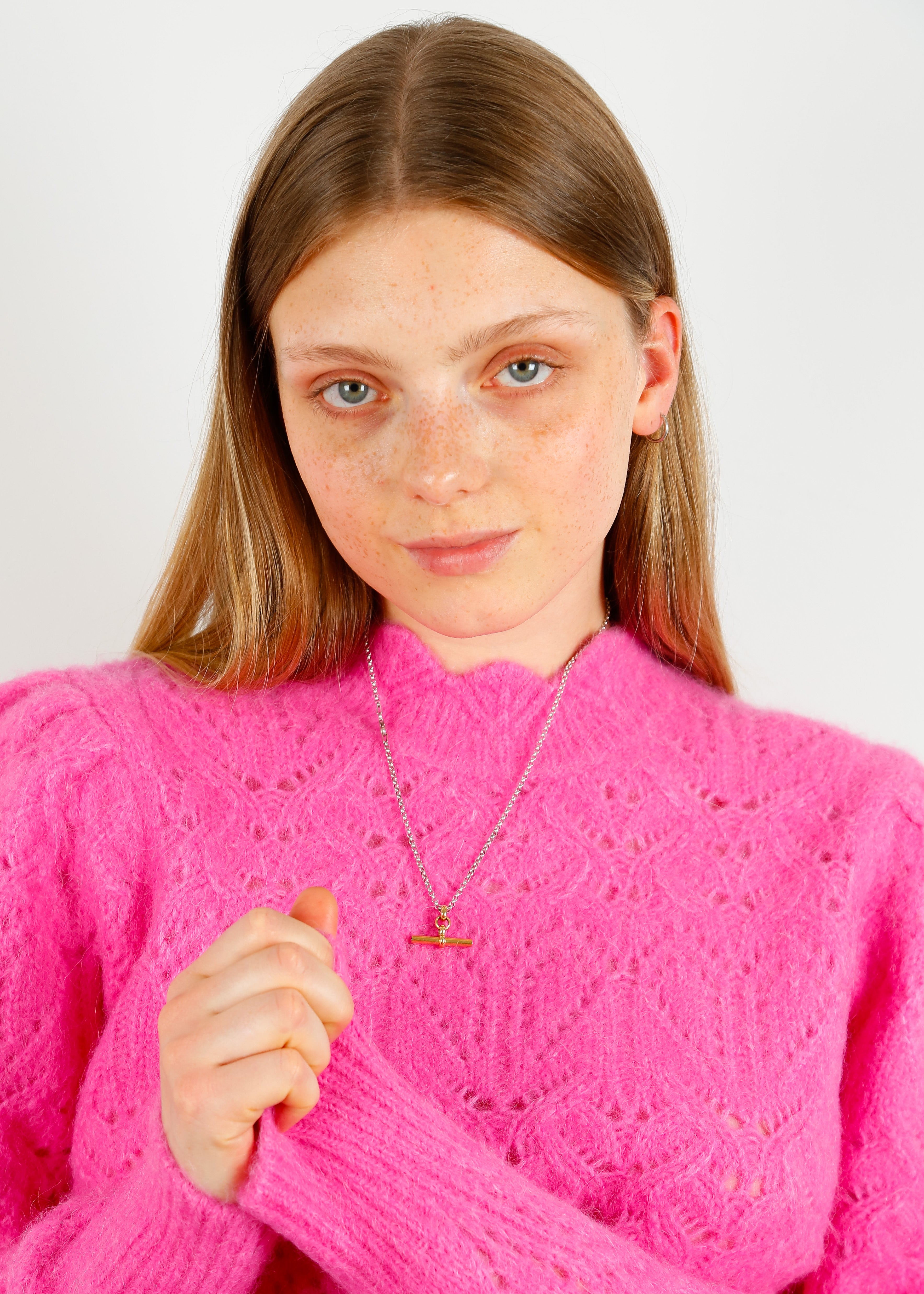 IM Galini Knit in Fluo Pink