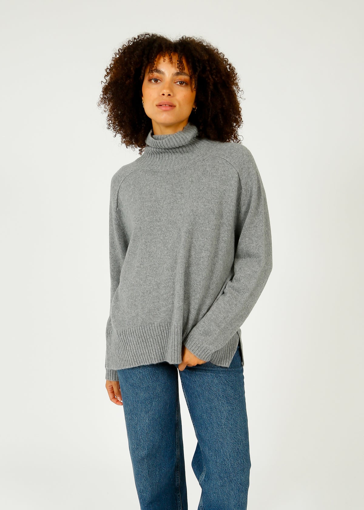 VK Julia Relaxed Cashmere in Derby Grey