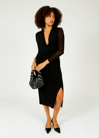 DVF Serina Dress in Black