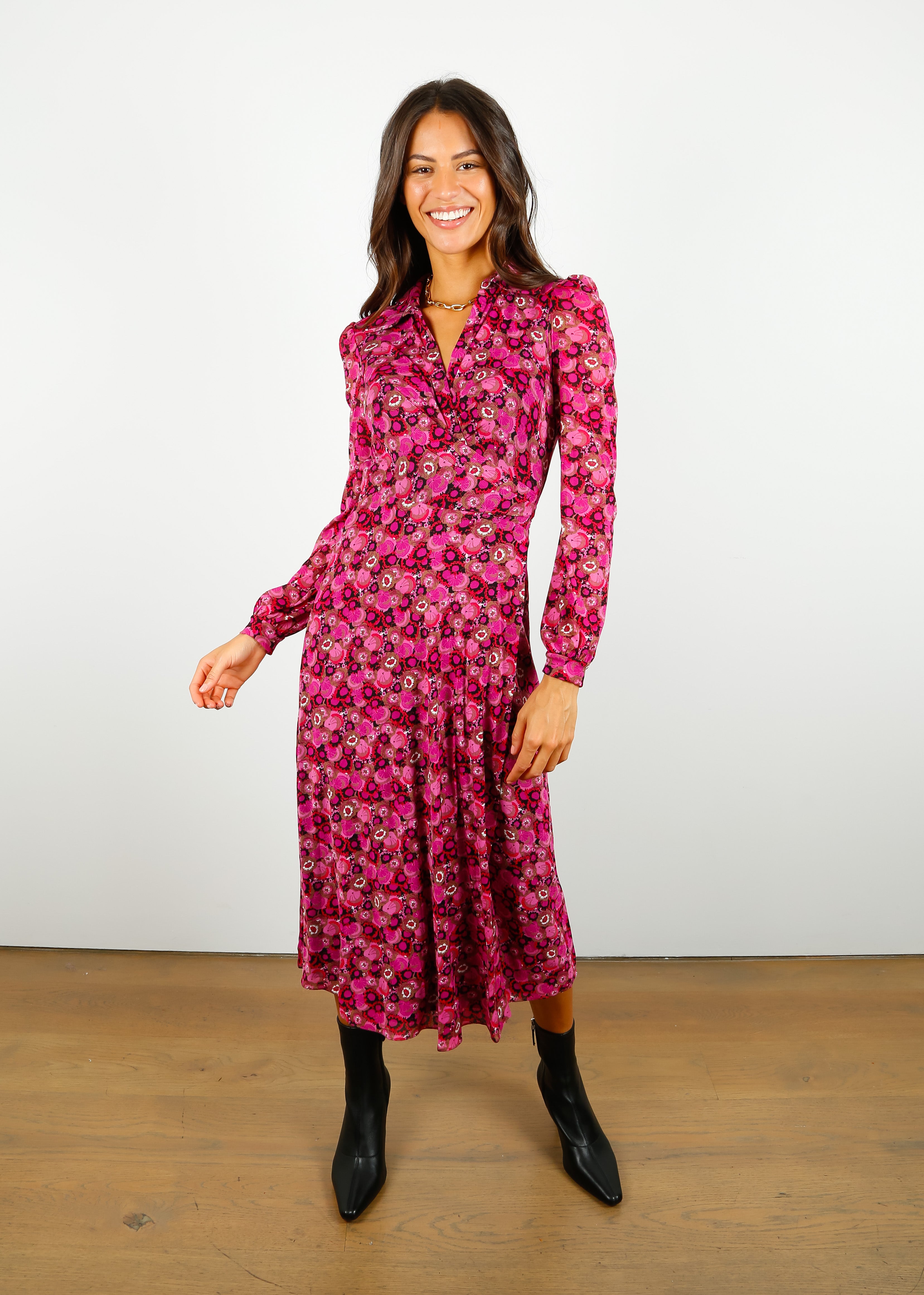 DVF Phoenix Dress in Fall Fruits