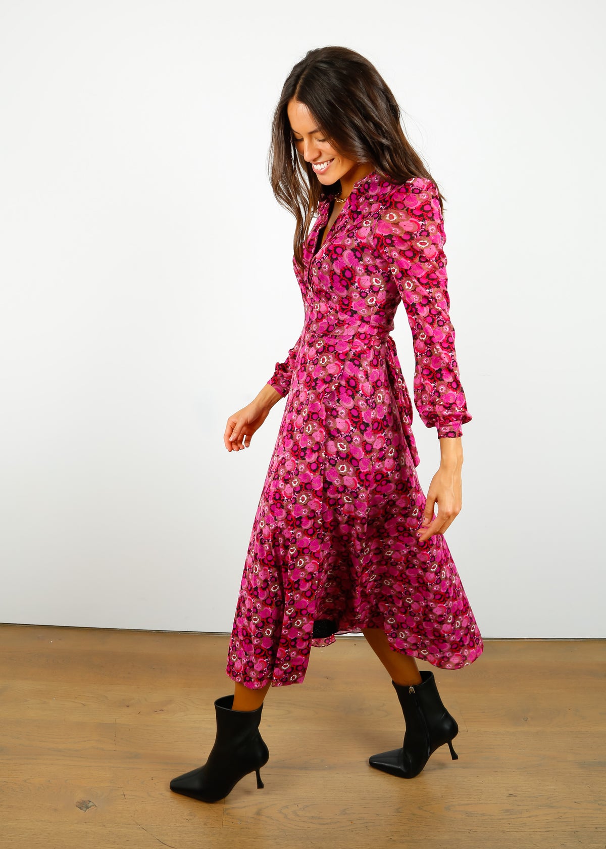 DVF Phoenix Dress in Fall Fruits