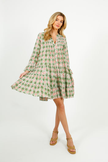 DREAM Lobster Dress in Pelican Coral