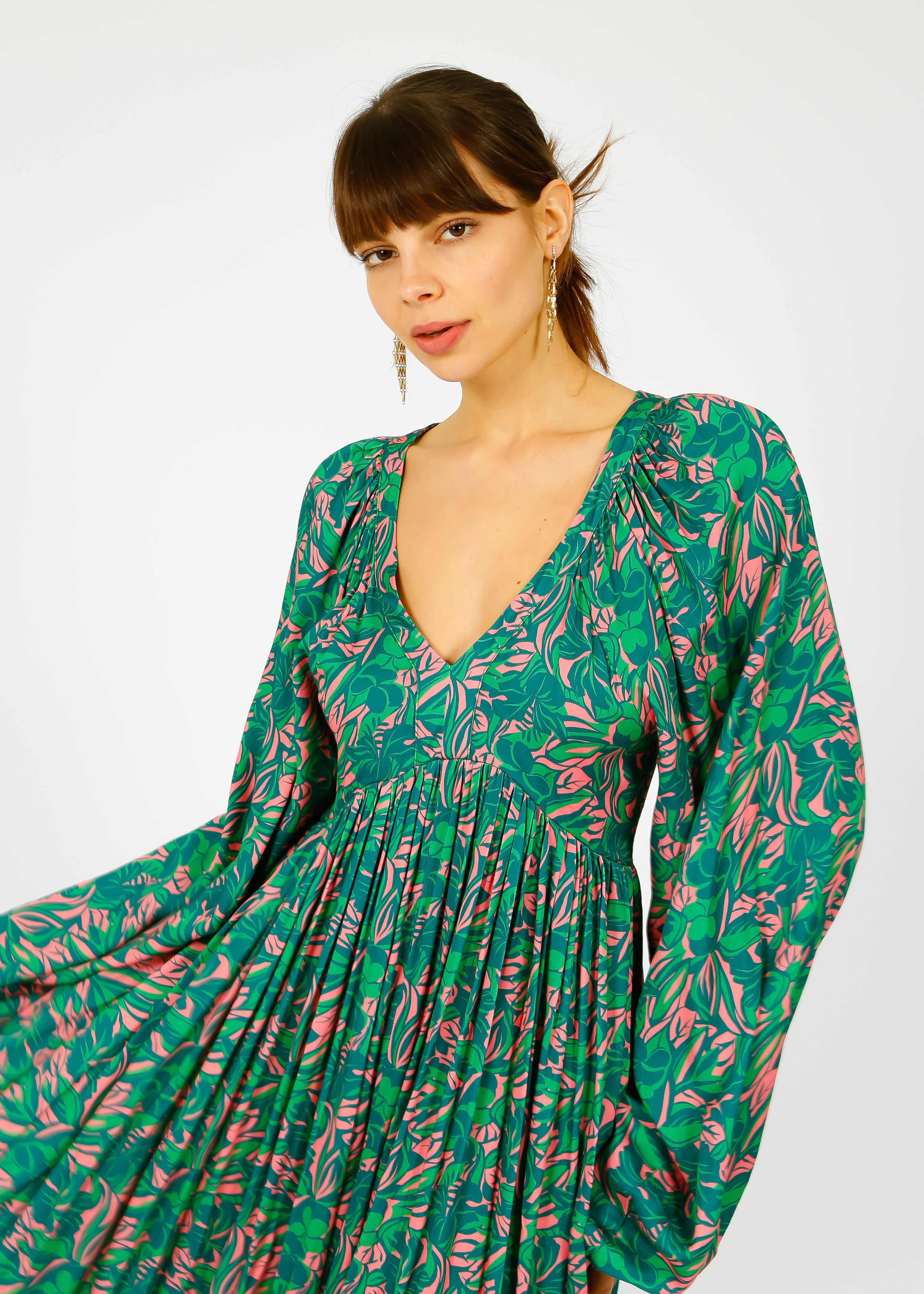 PPL Sofia Dress in Bahia 01 Green