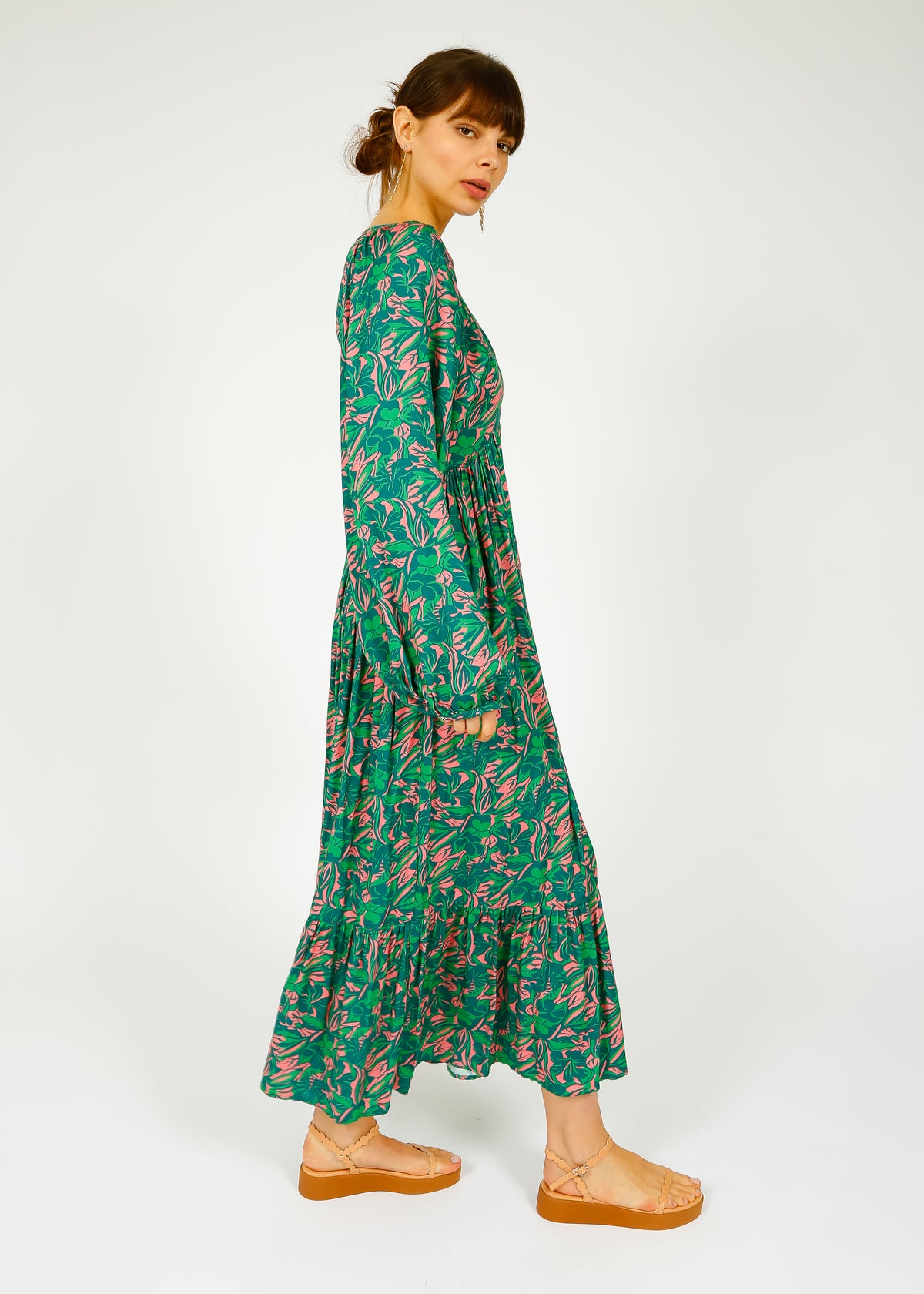 PPL Sofia Dress in Bahia 01 Green