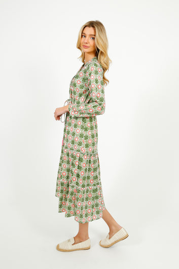 DREAM Corfu Dress in Pelican Coral