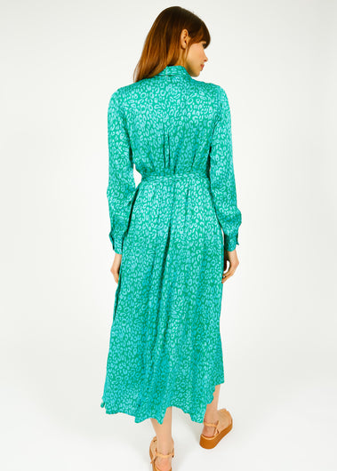 PPL Josie Dress in Leo 03 Blue, Green Leo