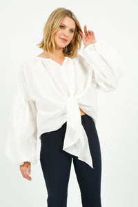 You added <b><u>EP BL3303 Volume Sleeve Lace Blouse in White</u></b> to your cart.