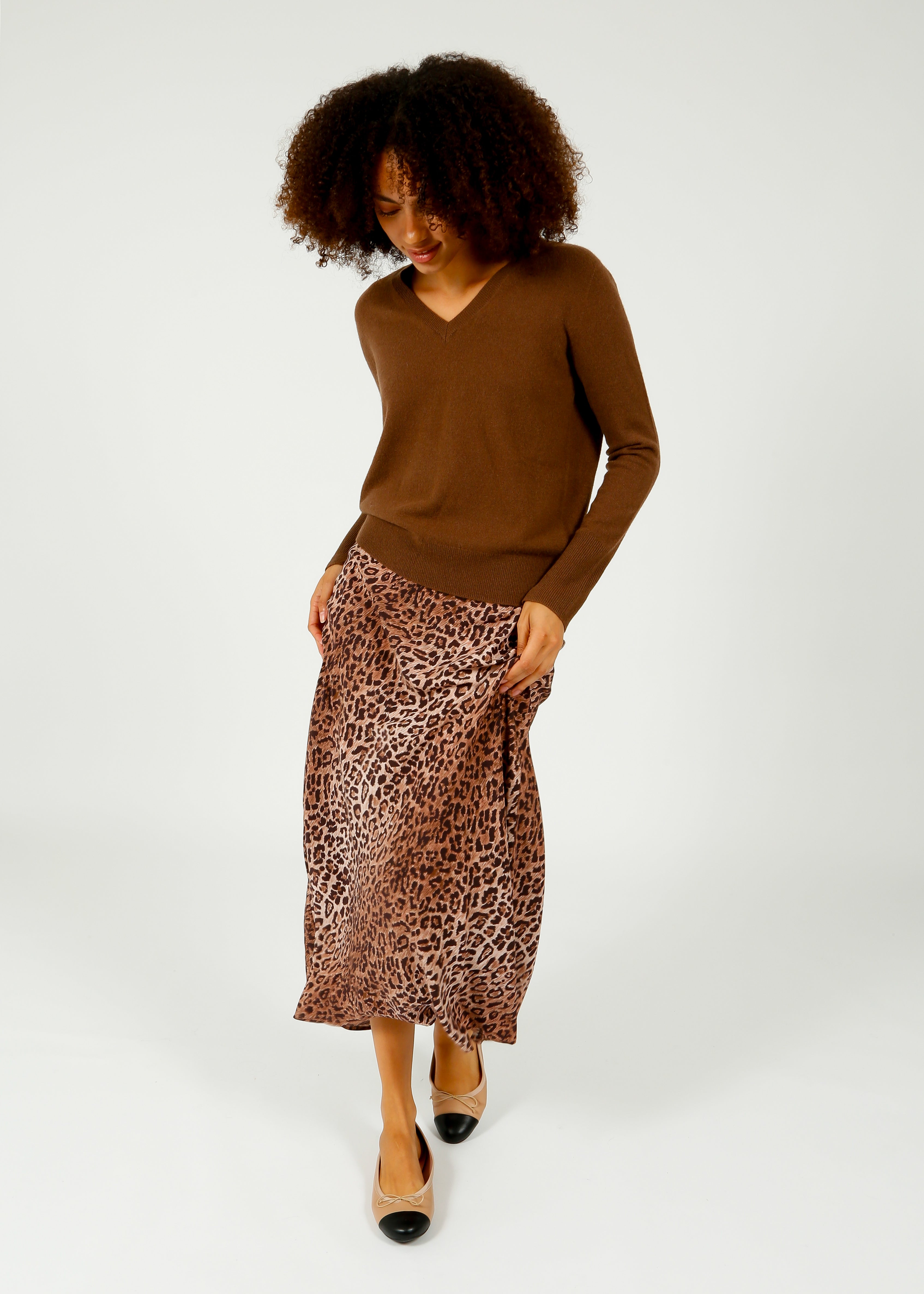 RIXO Kelly Leopard Skirt